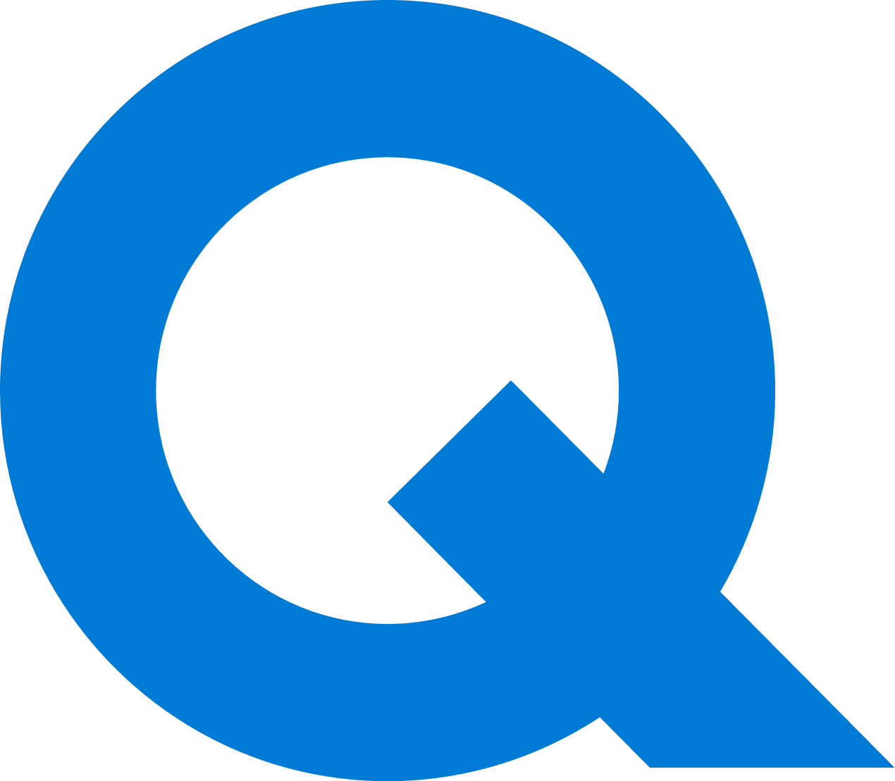 Blue QE Logo