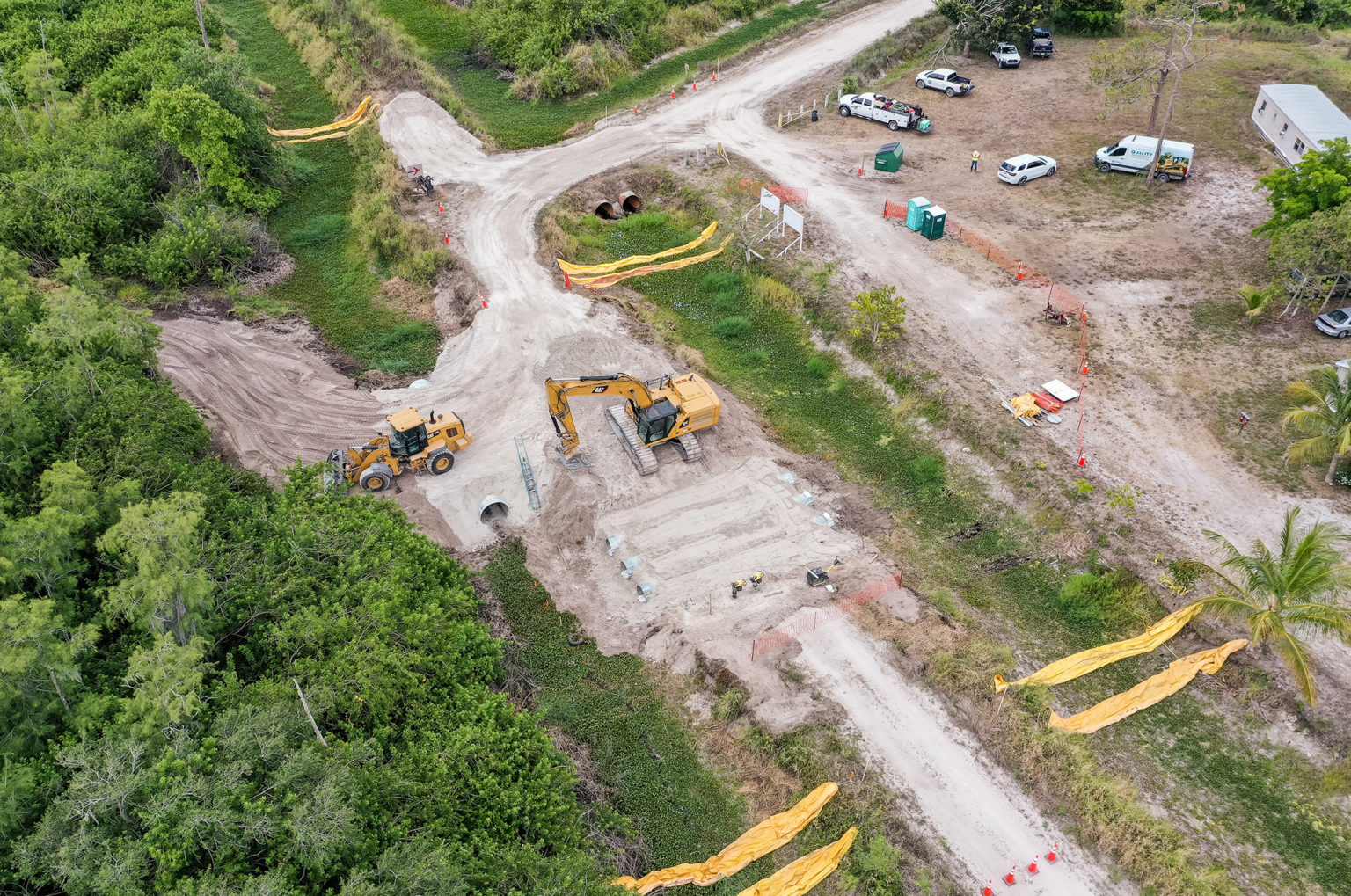 Construction Has Begun On The Picayune Strand Restoration Project! Quality Enterprises USA